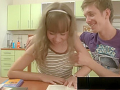 Teen gets ass fucked and facialized
