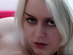 Melissa with big titties wakes up horny to masturbate