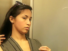 Beautiful latin girl Ruth Medina spreads her big ass