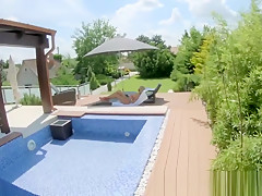 Ass Traffic skinny funny blonde interviewed before screaming anal sex