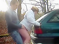 Doggystyle Creampie Quickie In Public