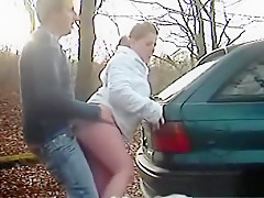 Doggystyle Creampie Quickie In Public