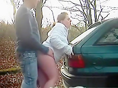 Doggystyle Creampie Quickie In Public