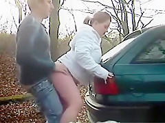 Doggystyle Creampie Quickie In Public