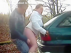 Doggystyle Creampie Quickie In Public