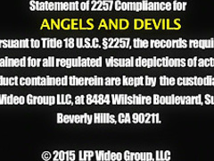 Heavenly blonde GODDESS has pussy serviced by two beautiful lesbian ANGELS