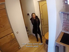 Local babe makes the tourists that come around cum