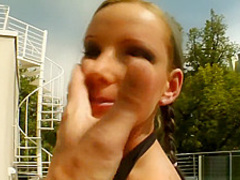 Magnificent Missy loves the taste of cum after sex