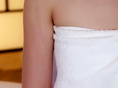 Massage Rooms Innocent Russian babe is fucked senseless by big hard cock