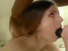 Grinding milk and chocolate pussies