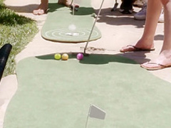 Jennifer plays minigolf: Part 2