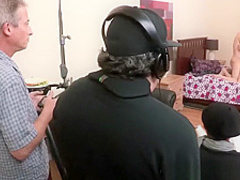 Softcore sweetie gets her entire face coated in cum