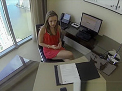 Lunch break secretary fuck