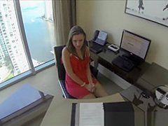 Lunch break secretary fuck