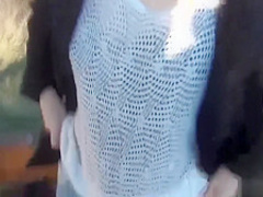 Deutsches Teen an der Bushaltestelle anal gefickt