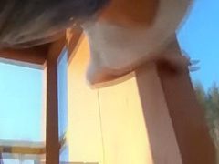 Deutsches Teen an der Bushaltestelle anal gefickt