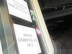 September Reign sucks white gloryhole cock