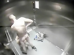 Stranger fucks girls in elevator