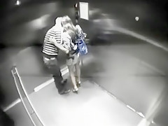 Stranger fucks girls in elevator