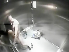 Stranger fucks girls in elevator