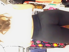 lovely college girl shoping