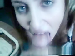 Hot EX getting a big facial