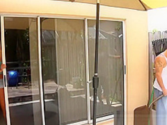 WANKZ- Sexy Blonde Showing Whale Tail