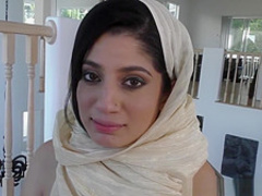 Naughty Nadia Ali has sexy time with black dick