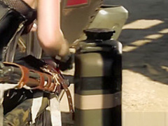 Alluring Annika Albrite takes her husbands cock inside her