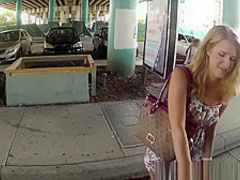 Amateur goddess picked up for fun in POV