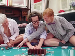 Amateur lesbians lick their hairy holes