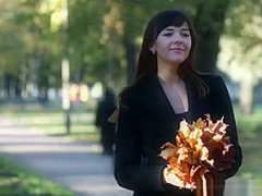 Anal debut in a home studio