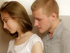 Edita feels amazing when her boyfriend serves cock for desert