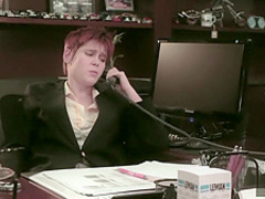 Hot lesbian office sex