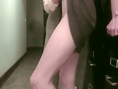 Hot lesbian office sex