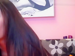 brunette in pink lenjerie playing with her pussy5.wmv