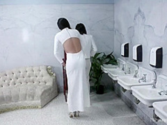Sophia Grace get tied in bondage and fucked by stunning TS Venus Lux