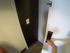 Southern beauty Abby Cross rubs her tight pussy in POV