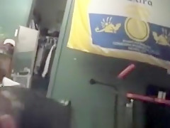 Young college couple fucking in the dormroom