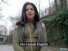 Public Agent Outdoor orgasms for Serbian beauty