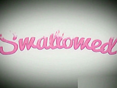 SWALLOWED - One sucks balls and the other one takes care of the cock