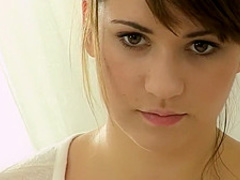 Gorgeous girls piss and toy in this seductive close-up lesbian scene