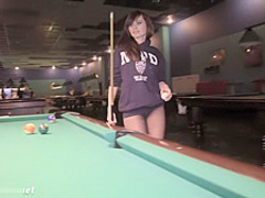 Jeny Smith parading her pantyhose in public