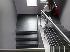 Schoolgirl takes two BBCs inside