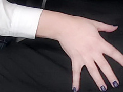 Schoolgirl takes two BBCs inside