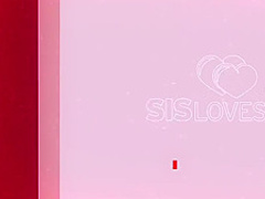 Stepsister bounces her big booty on my meat