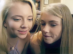 TEENFIDELITY Tiny Teens Hannah Hays and Riley Star Share Cock and Cum