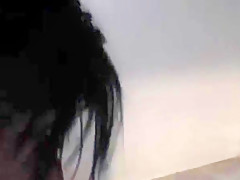 BBW latina jumping boob play dance