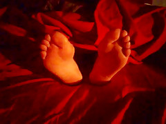 Cum on her pretty soles 4