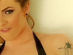 Hard double anal action with Dahlia